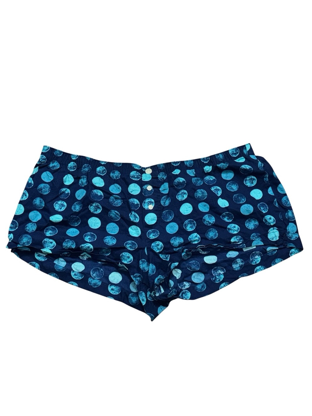 blue dot pajama shorts